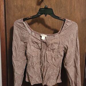 URBAN Romantics Mauve Patterned Blouse